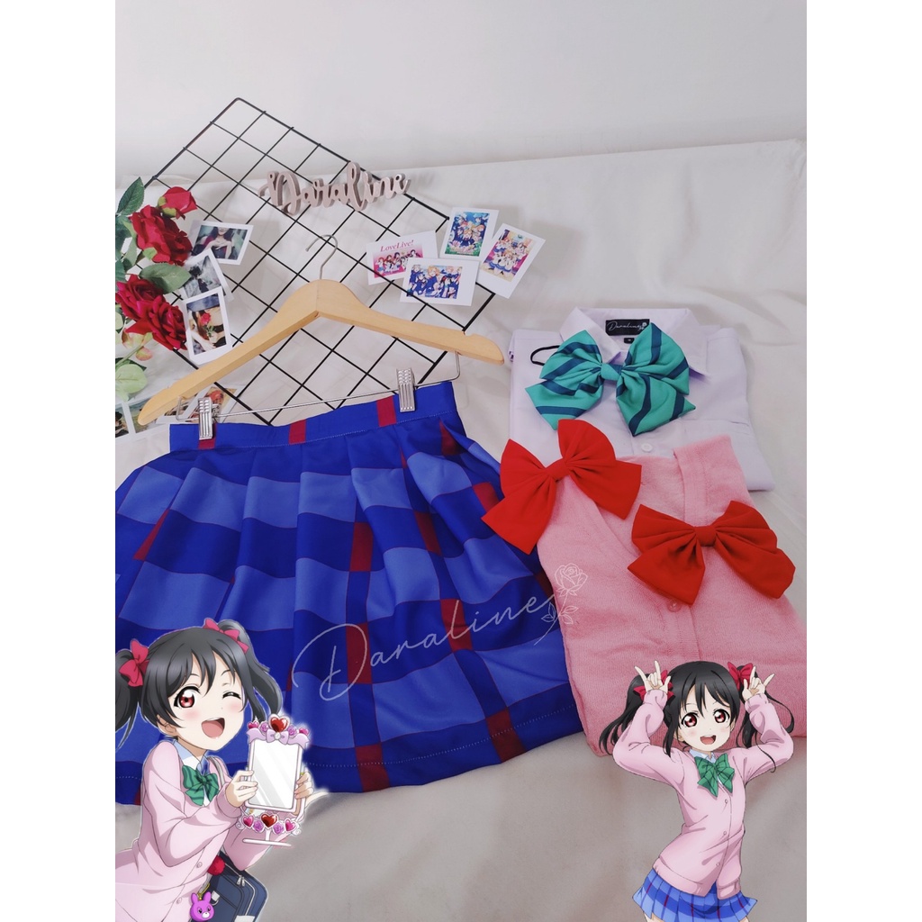 Kostum Cosplay Seifuku Nico Yazawa Love Live