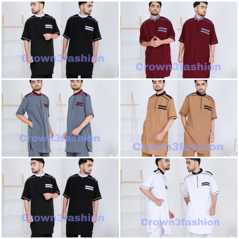 ONE SET KOKO KURTA PAKISTAN LENGAN PENDEK *BISA COD