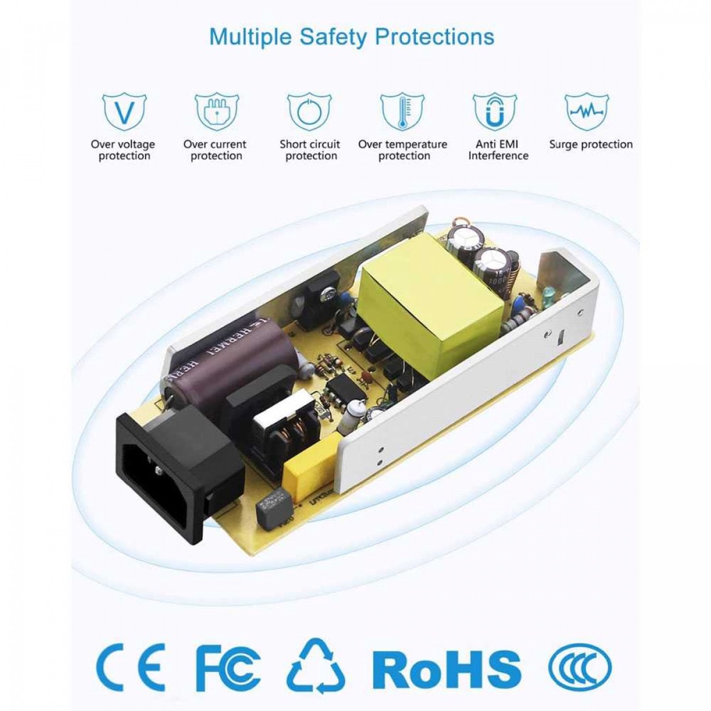 Power Adaptor AC to DC Converter Lighter Port Mobil 12V 8A