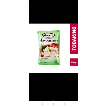 

mayonaise maestro 100 gram