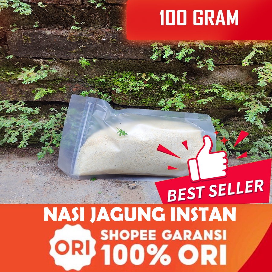 Jual (BISA COD) Nasi Jagung 100 gram Nasi Jagung Instan Nasi Jagung