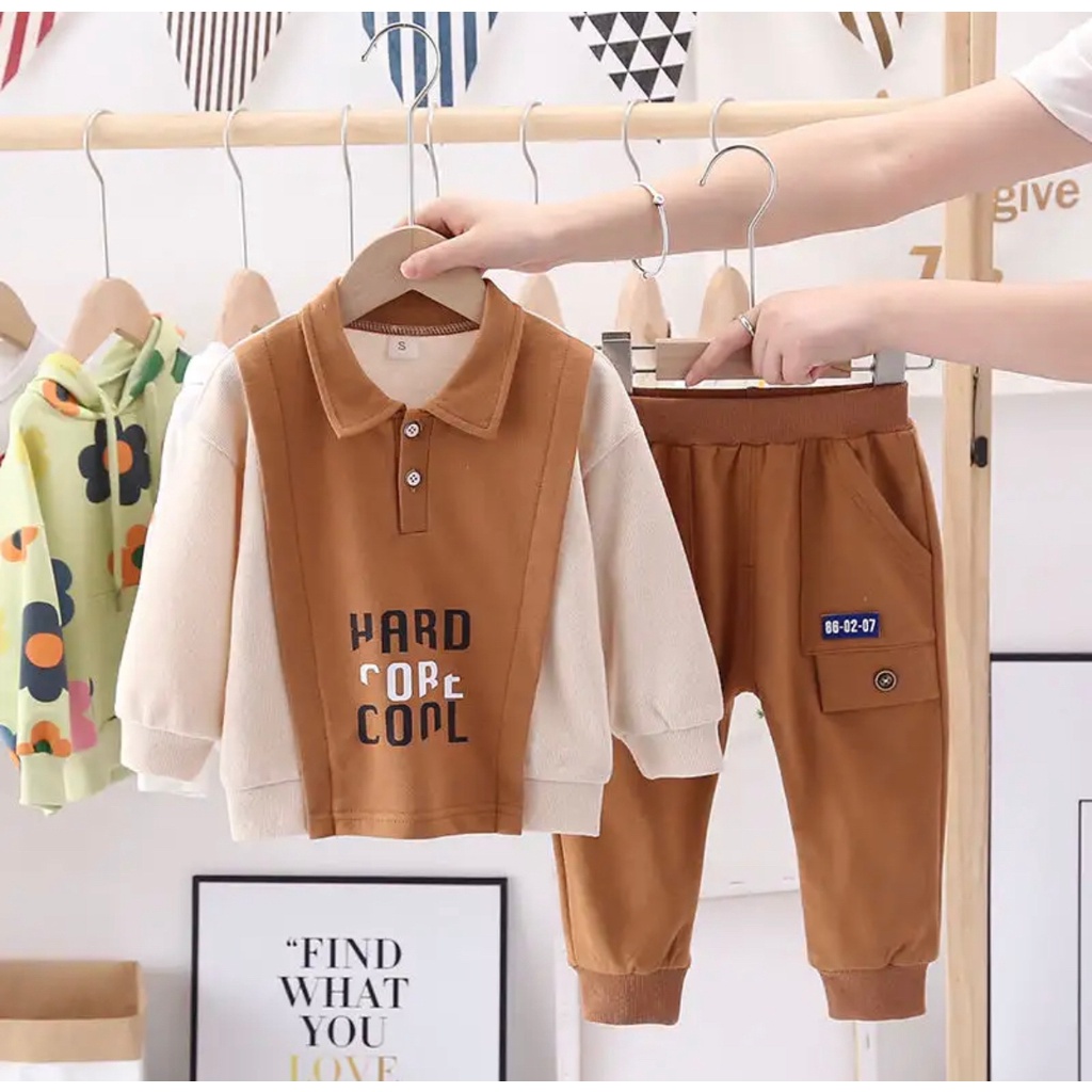 SETELAN SWEATER ANAK LAKI LAKI PEREMPUAN UMUR 1-5 TAHUN SETELAN SWEATER ANAK TERBARU