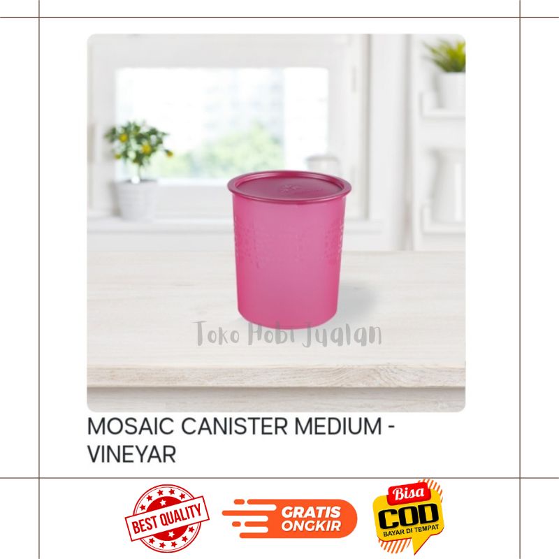 Jual Mosaic Canister Medium - Vineyar Toples Toples Tupperware ...