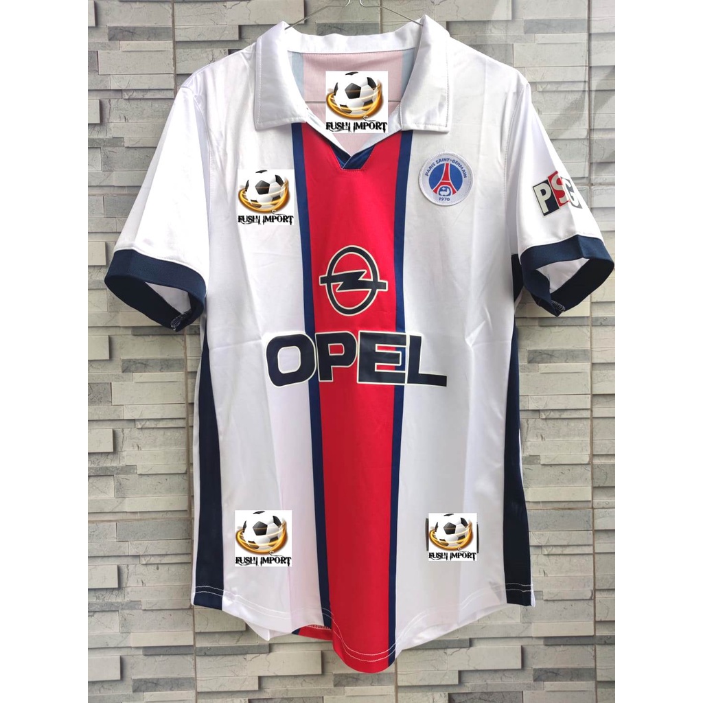 RETRO | Jersey Baju Bola PSG Away OPEL 1998 1999 Grade Ori