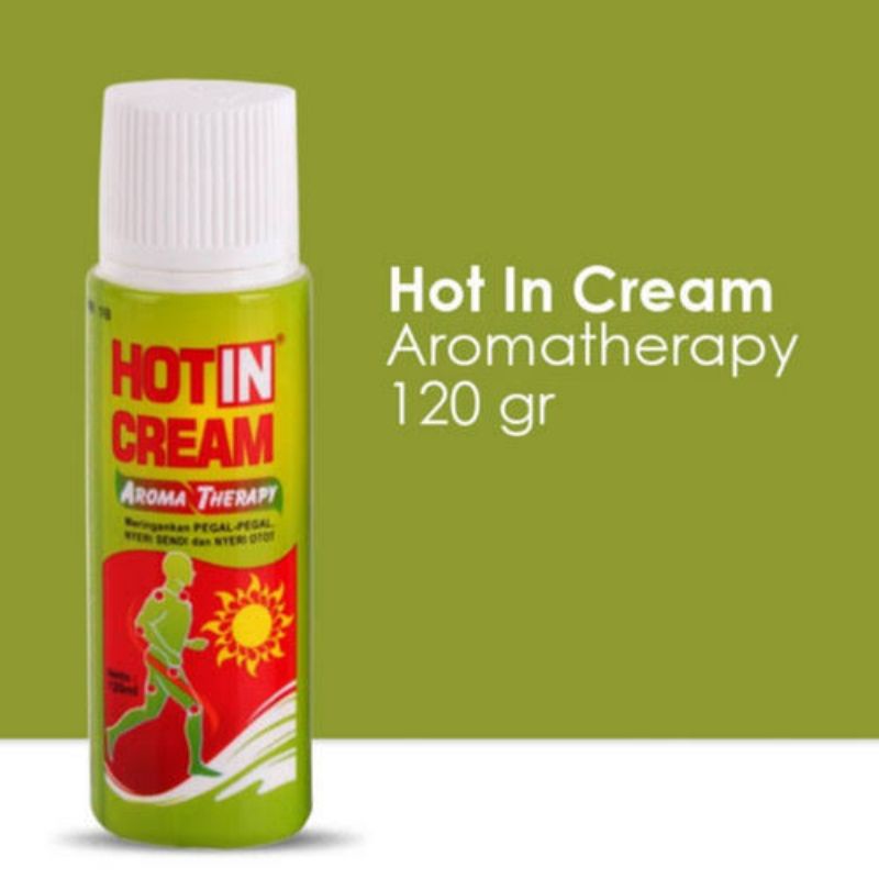 ORIGINAL HOT IN CREAM AROMA THERAPY 120 GRAM BOTOL / HOTIN KRIM BOTOL AROMA TERAPI