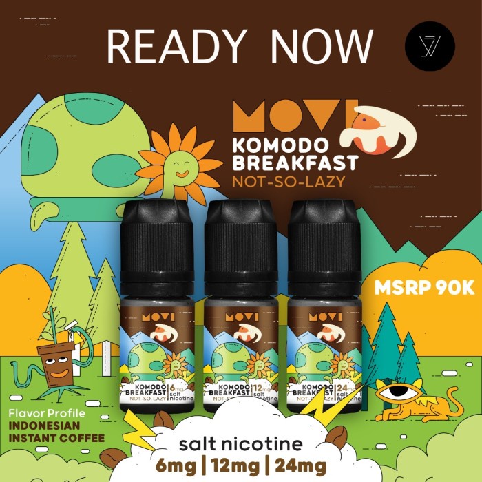 Komodo Breakfast Salt Series by MOVI