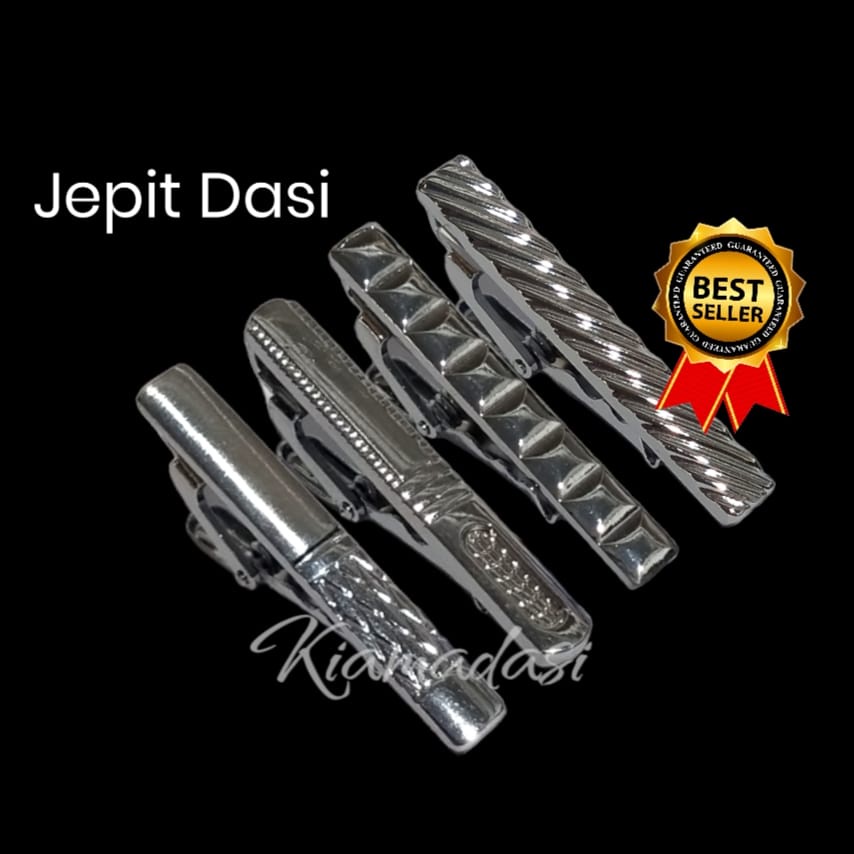 Jepit Dasi Slim 2inch Silver Penjepit Grosir Distributor