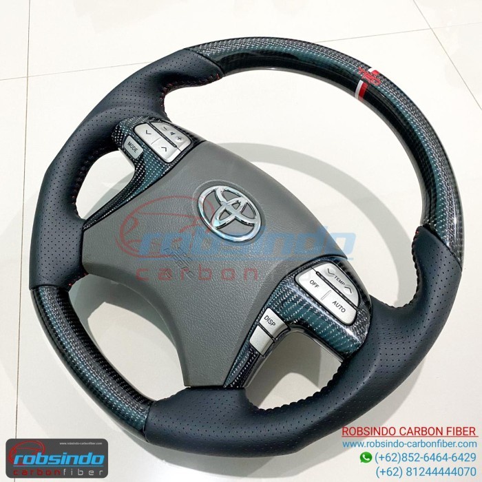 stir/setir/steering wheel camry/fortuner VNT TRD carbon
