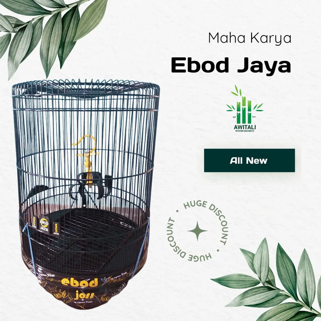 Sangkar Murai Ebod Jos No 2 Jaya PVC Original Kandang Burung Murai Anis Kacer Awitali