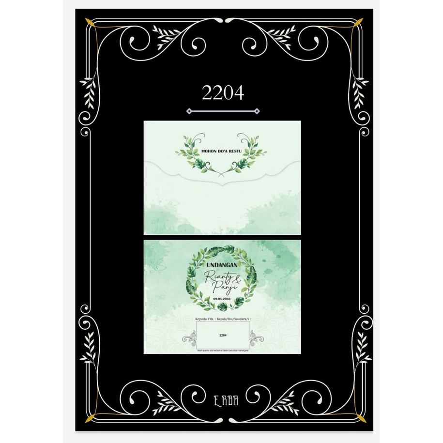 UNDANGAN PERNIKAHAN Erba A 2204