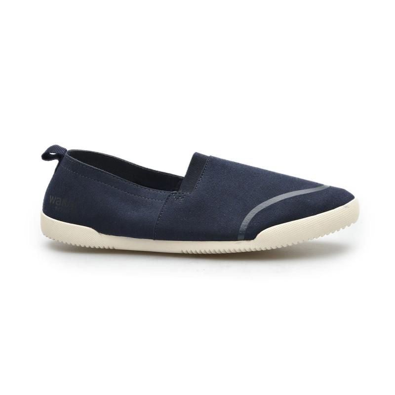 Wakai UKIYO Sepatu Slip On - Navy - Wolf Grey - Apricot