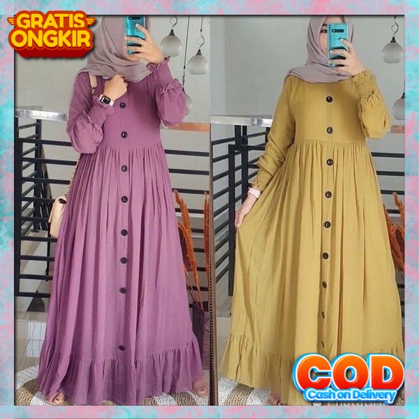 Gamis Idulfitri Gamus Cwek Dewasa Gqmiz Perempuan Ibu2 Lebaran 2023 Baj Wata Syarii Dress Gakis Keki