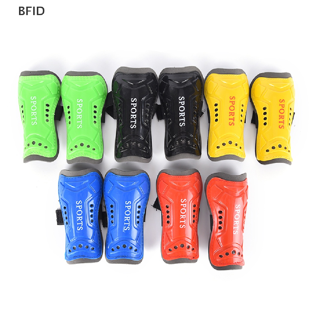 [BFID] 1pasang Kids Child Soft Football Shin Pads Pelindung Sepak Bola Olahraga Kaki Skin Guard Protector [ID]