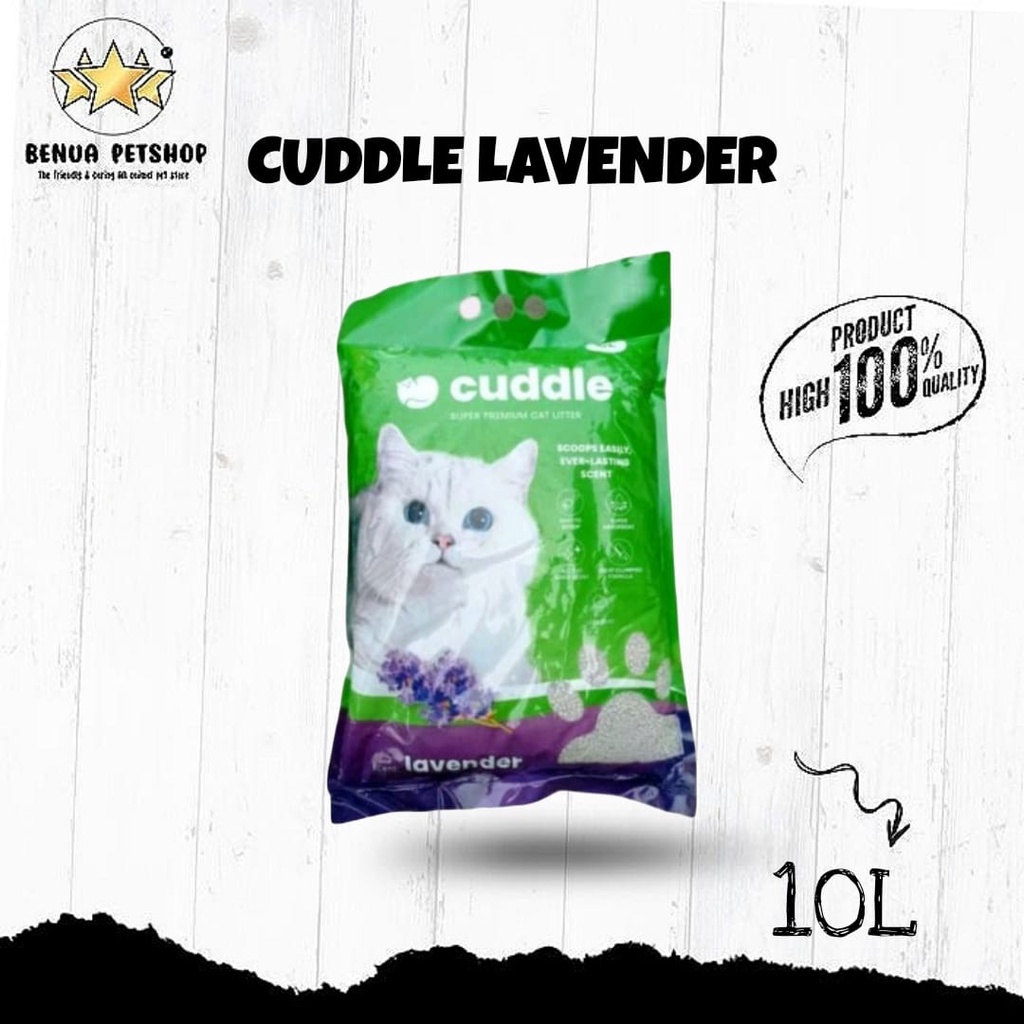 PASIR KUCING PREMIUM CUDDLE ALL VARIAN 10 LITER (GRAB GOSEND)