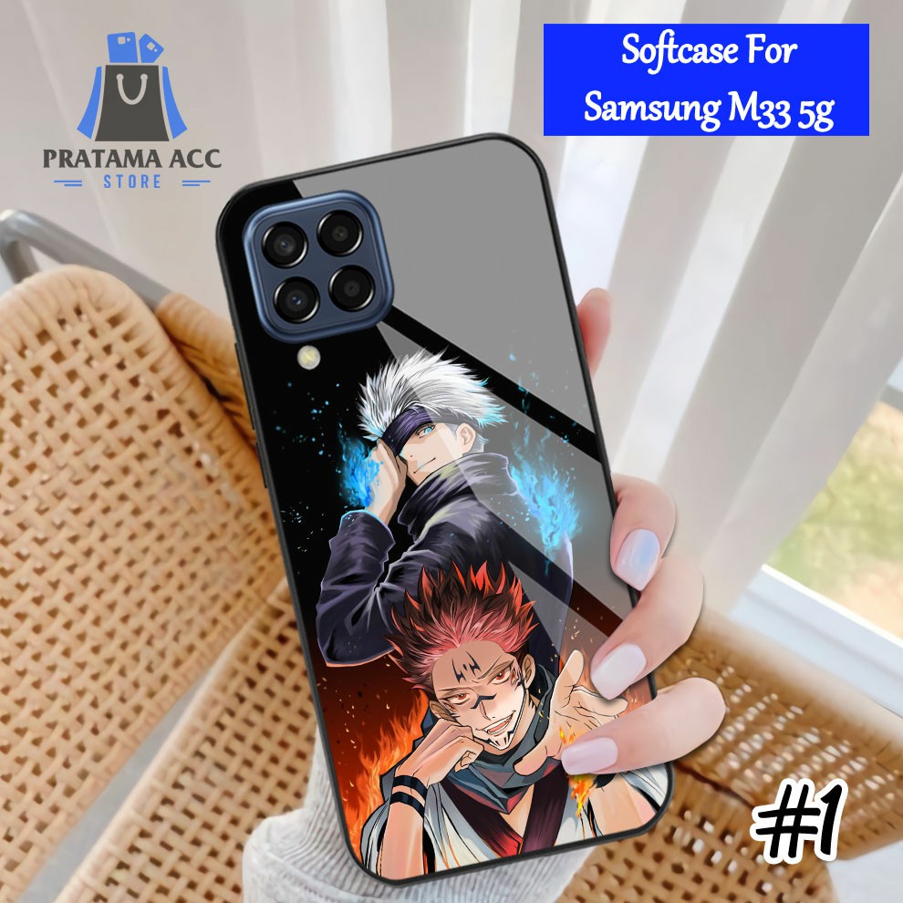 {PS587} Softcase Kaca SAMSUNG M33 5G - Casing HP SAMSUNG M33 5G