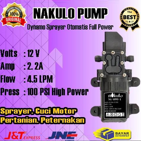 Best Seller?? DINAMO DYNAMO SPRAYER NAKULO 100 PSI 4.5 LPM  TANGKI SEMPROTAN ELEKTRIK hiqu0