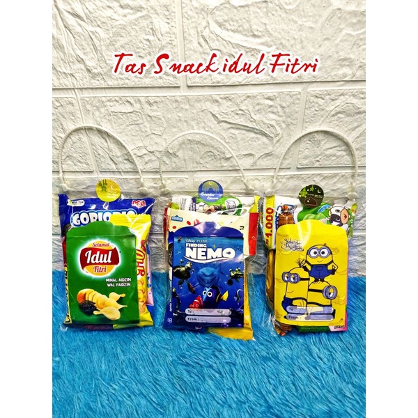 

Plastik Snack lebaran /tas snack THR anak lucu /tas Snack lebaran