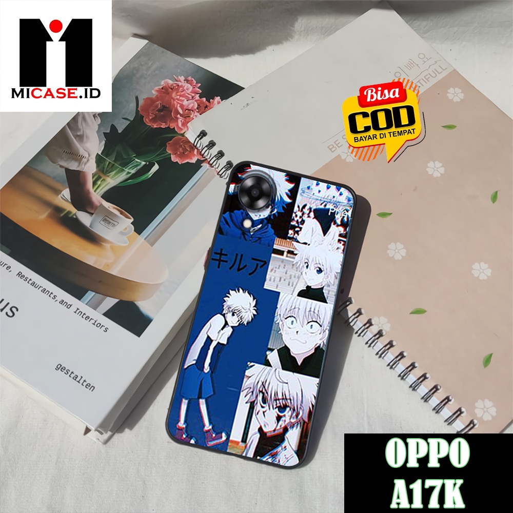 Case OPPO A17K - Casing OPPO A17K Fashion Case Terbaru 2022 MI.CASE [ KILLUA ZOLDYCK ] Soft Case Gla
