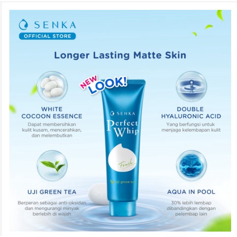 [BPOM] Senka Perfect Whip Fresh Anti Shine Cleansing Foam