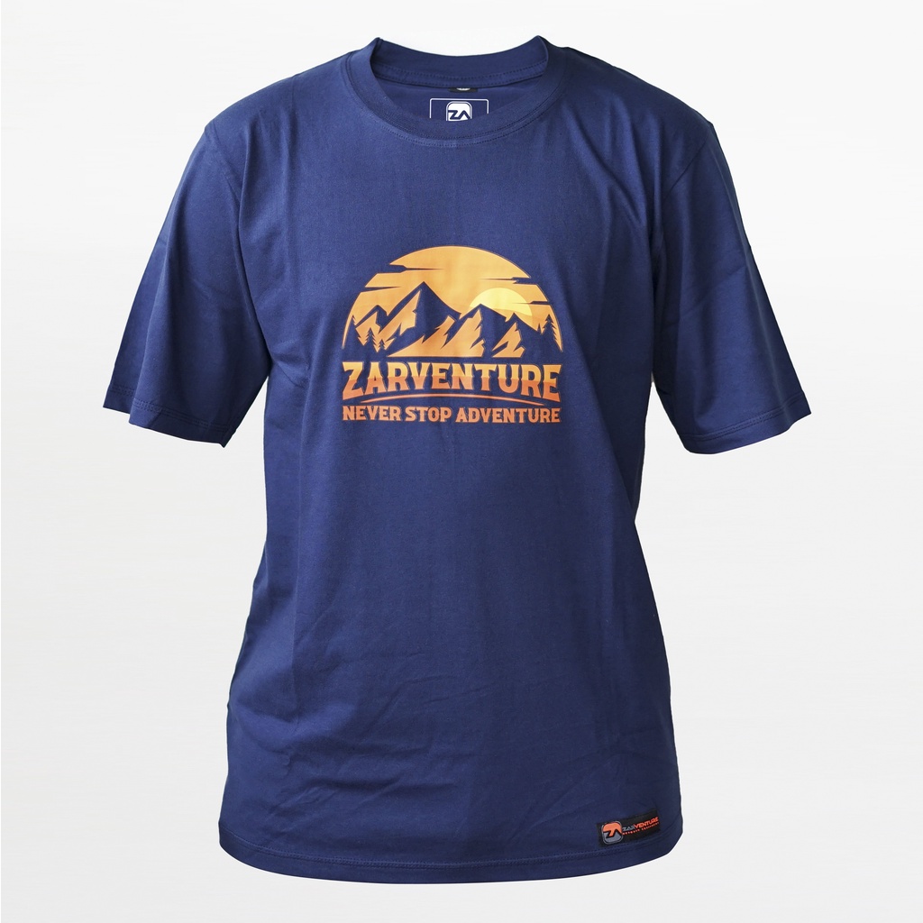 kaos tshirt tema adventure hiking zarventure 1001