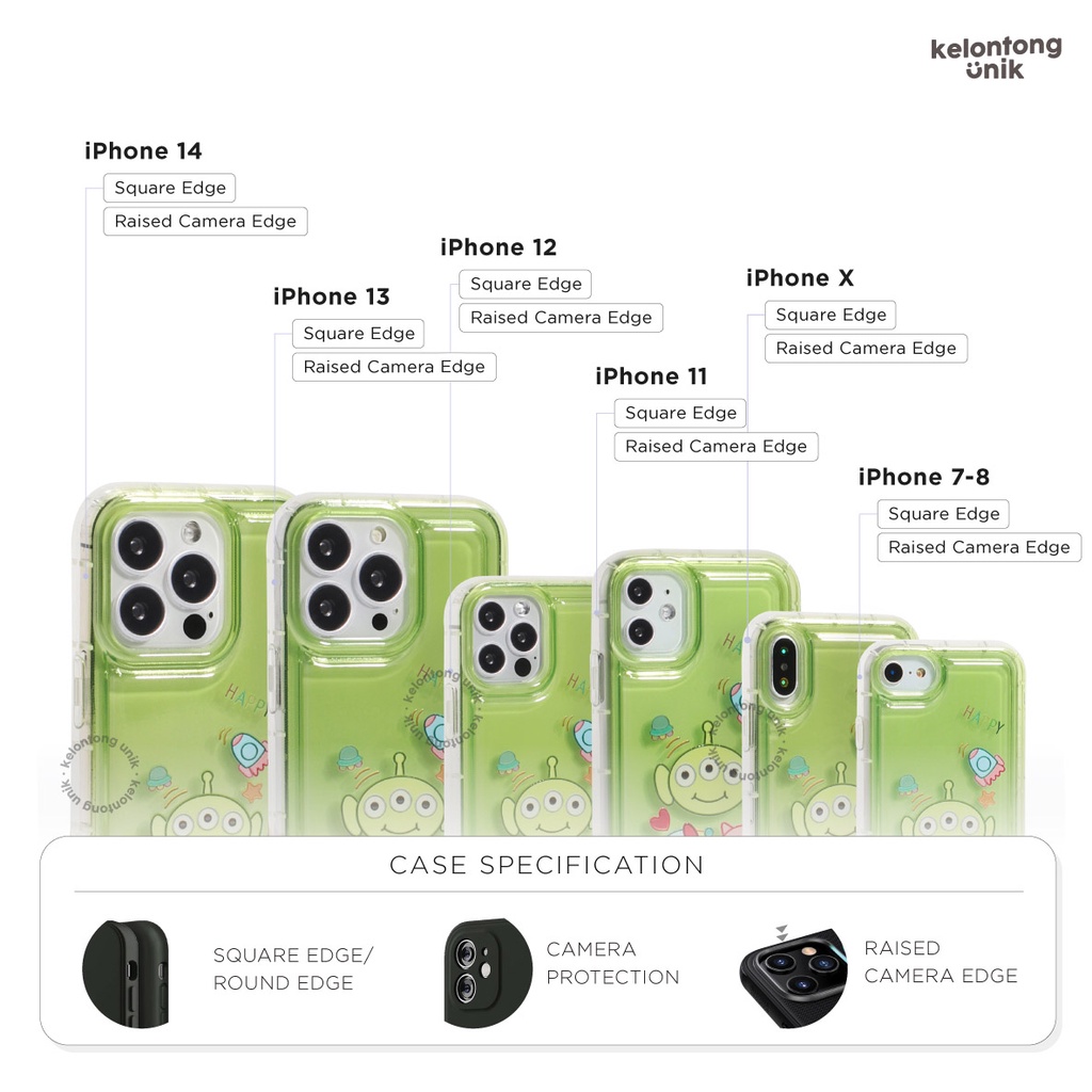 (Seri 1) For iPhone - Toys Story Shock Proof Case