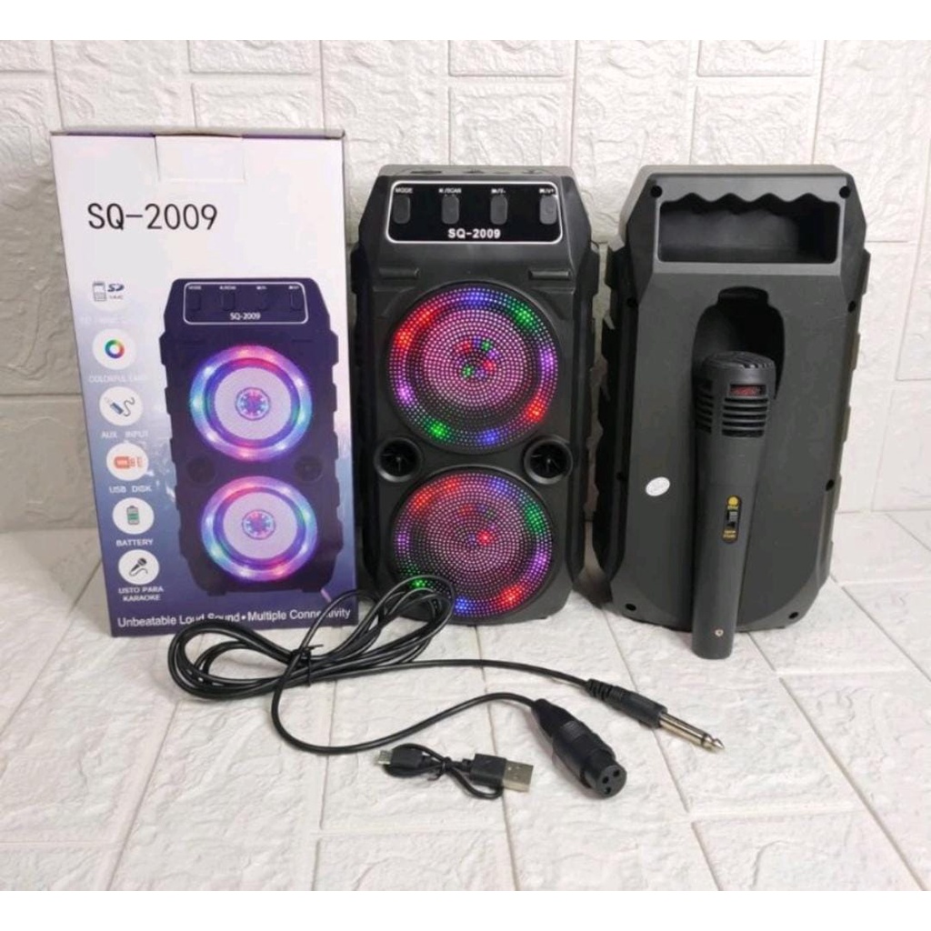 SPEAKER BLUETHOOET + MIC DOUBLE SPEAKER SQRS 2009