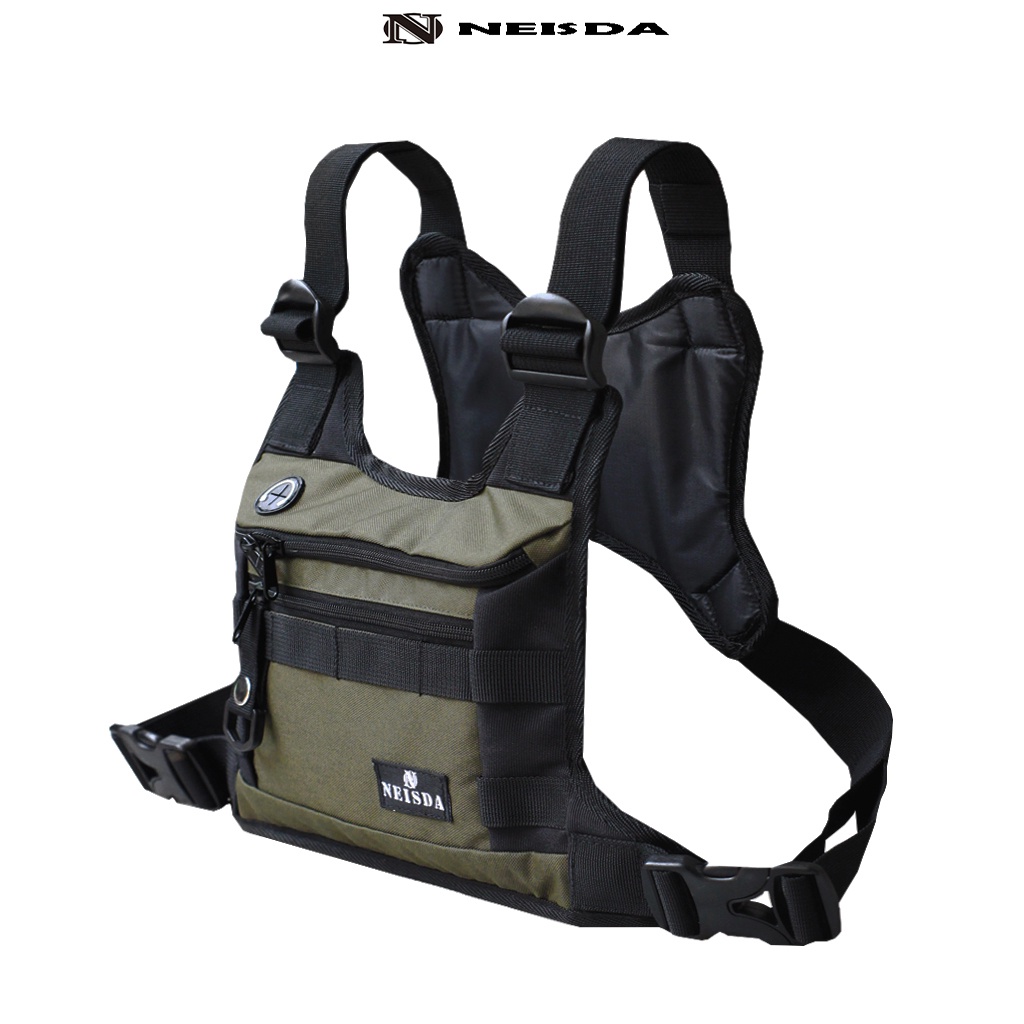 tas dada pria tactical neisda premium version two chest bag rig outdoor