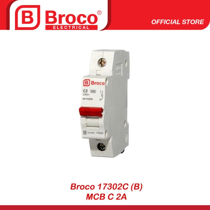 Broco 17302C (B) MCB C 2A