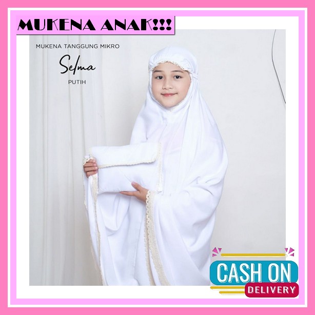 Mukena Anak Perempuan | Mukena Bunga Anak | Mukena Tanggung | Mukena Bahan Rayon | Mukena Adem | Muk