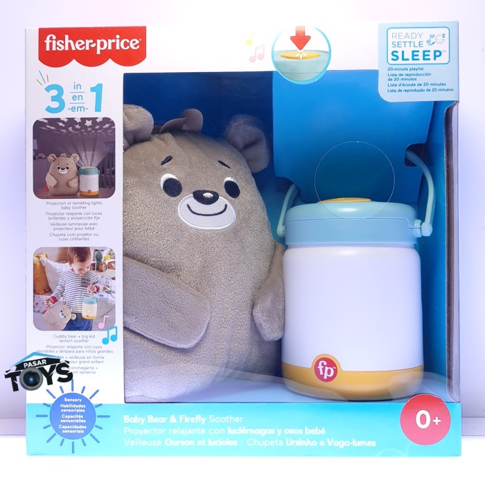 Fisher-Price Baby Bear Firefly Soother Lightup Nursery Sound Machine