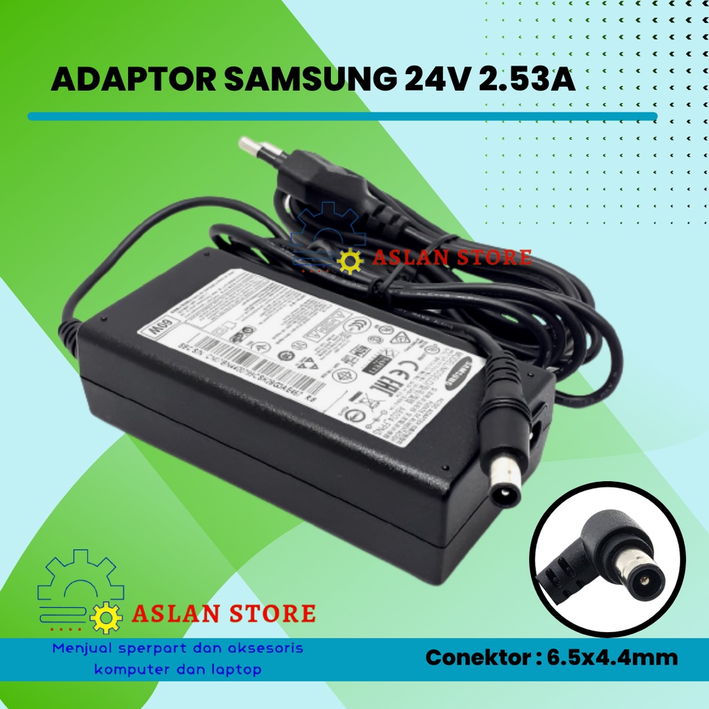 Adaptor samsung 24V 2.5A A6024_FPN AC Adaptor Samsung Soundbar HW-E550 HW-J355 HW-J450 HW-H551 HW-J550 PS-J650 HW-J7500R HW_7501R