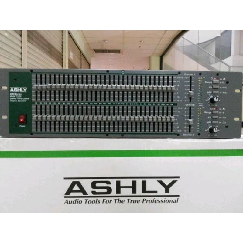 Ashly Equalizer GQX3102 Made in USA - Ashly GQX 3102 ( 2 X 31 Channel )