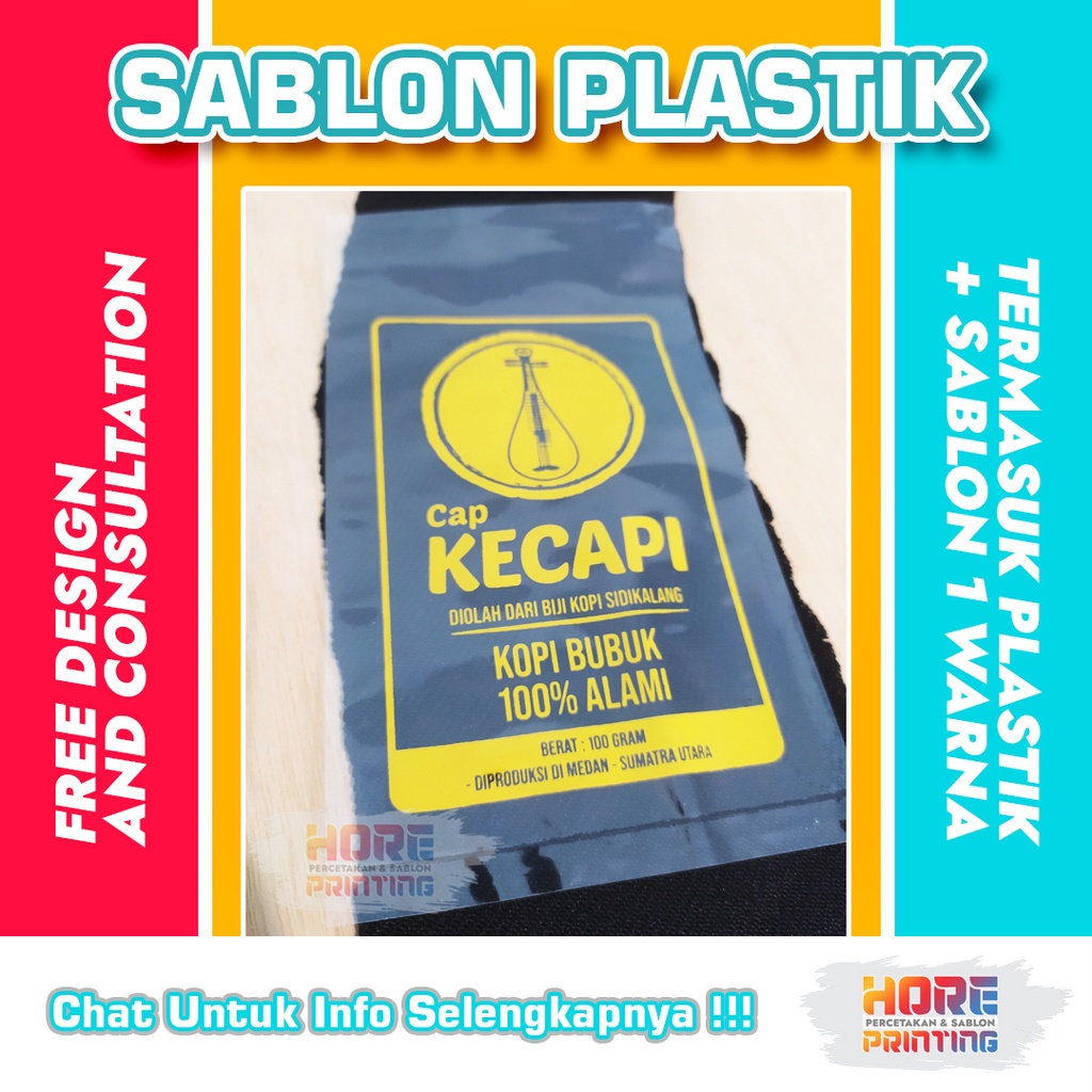 SABLON PLASTIK PP (10x17) TEBAL 0.3