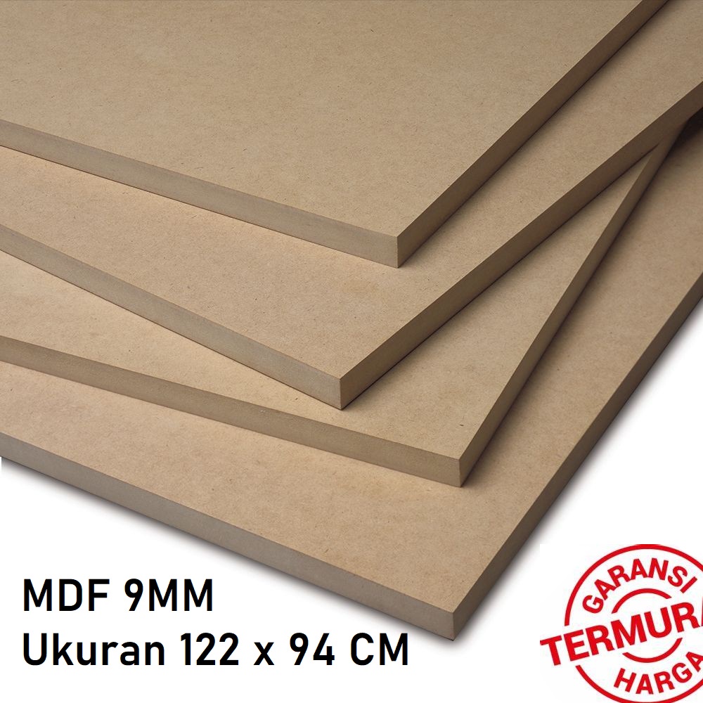 Papan MDF 9mm Termurah Kondisi Baru Hasil Potong Pabrik