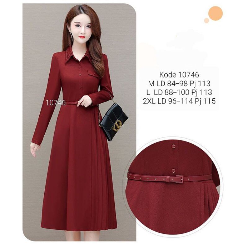 Dress tunik korea import super premium