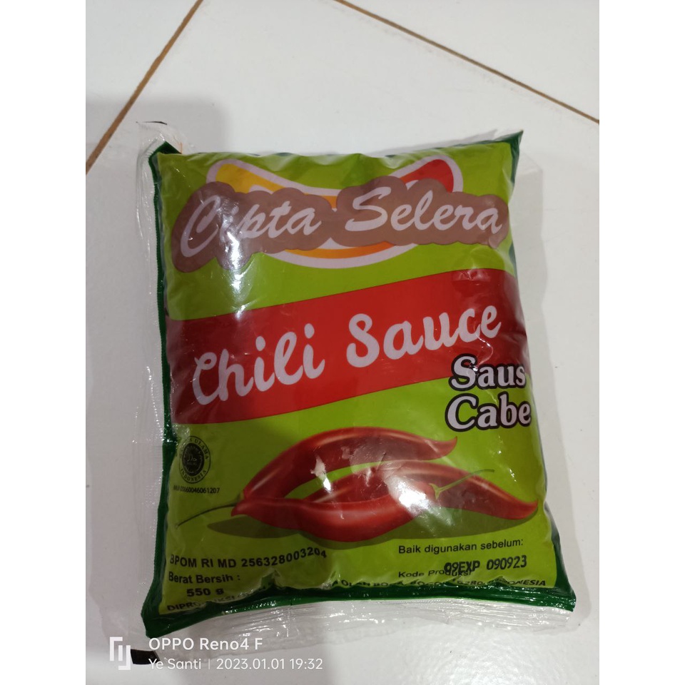 

Chili Sauce Cipta Selera 550g