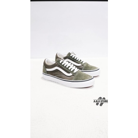 Vans Oldskool Classic Olive Green/White