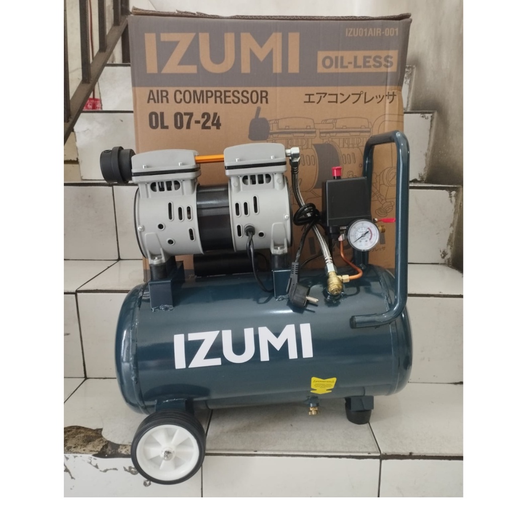 Jual IZUMI Mesin Kompresor Angin Oiles 3/4 Hp 24liter IZUMI MAX ...