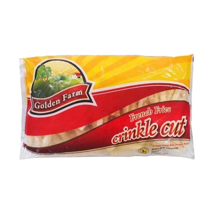 

Golden Farm French Fries Kentang Goreng Crinkle Cut 500 gram