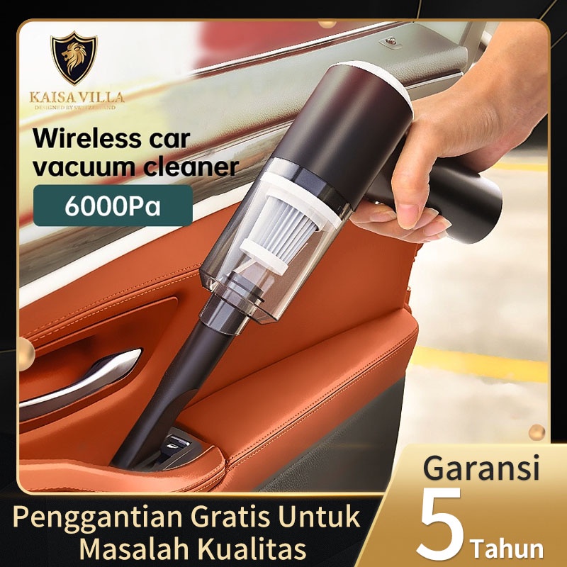 Kaisavilla Vacum Cleaner Penyedot Debu Mini Mobil Wireless Vacum Cleaner Kasur Portable Penyedot Debu Vakum