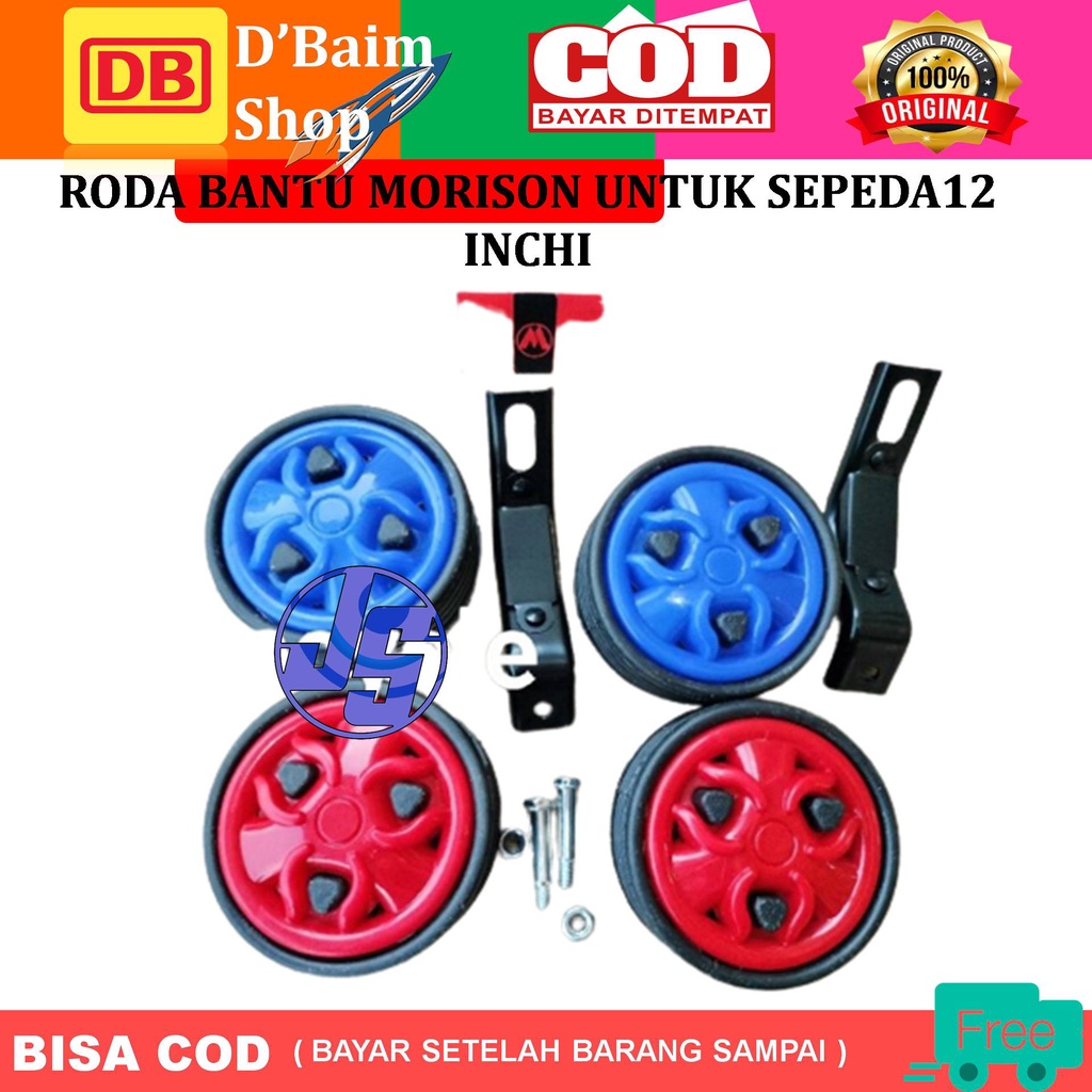 Roda samping Morison Untuk sepeda anak 12 inch Super Murah