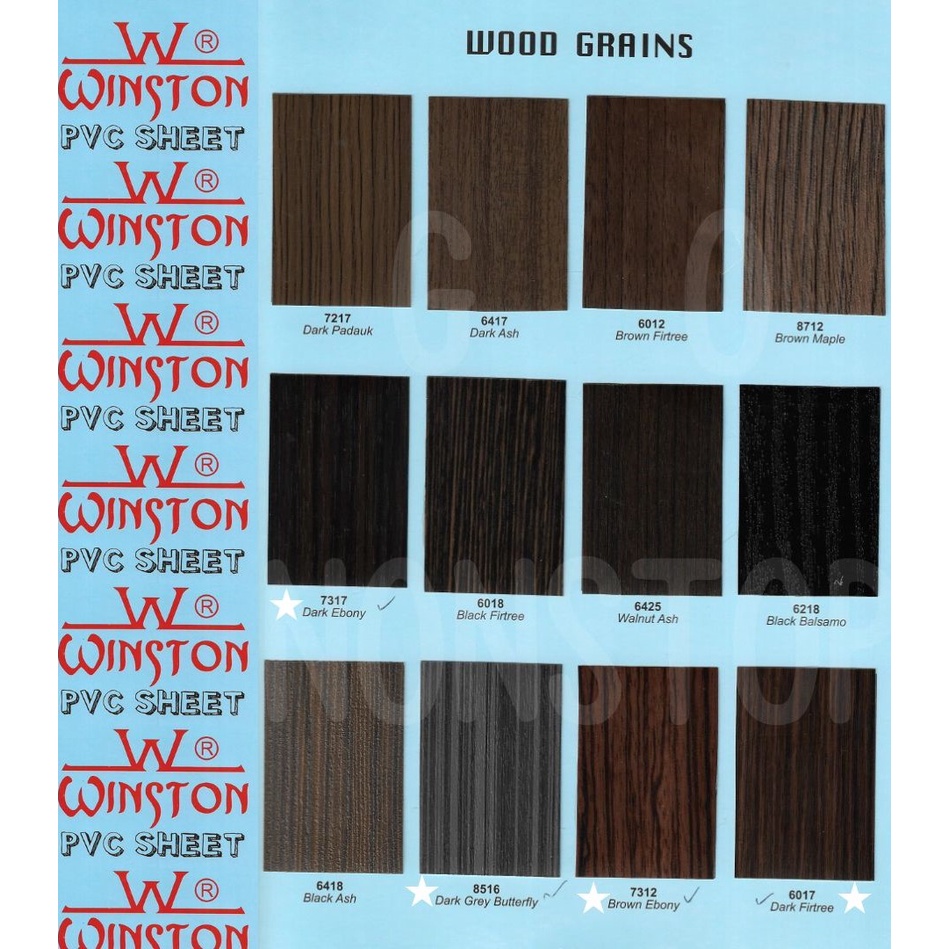 Winston PVC Sheet Woodgrain 4