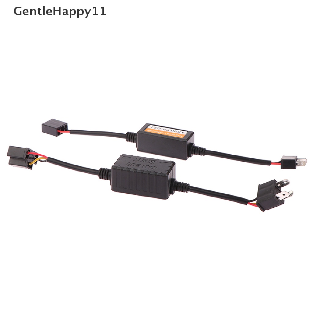 Gentlehappy Lampu Depan Mobil LED Canbus Decoder Error Free Resistor H1 H3 H4 H7 H9 H11 Adapter id