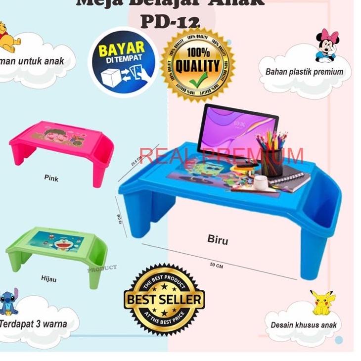 Bagus Meja Belajar Anak / Meja Laptop Meja Portable Plastik Serbaguna meja Belajar Plastik Anak Kara