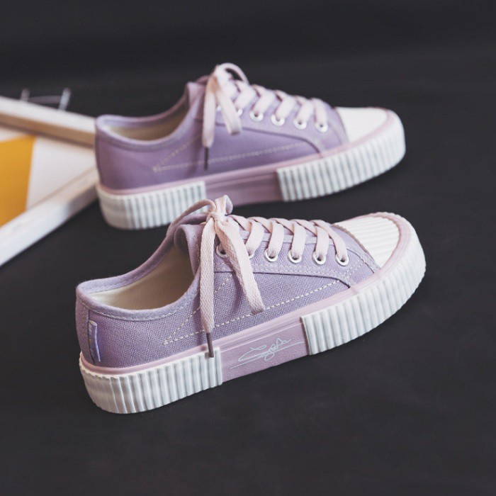 [✅BISA COD] 4864 CANVAS SNEAKER (REAL PICTURE)