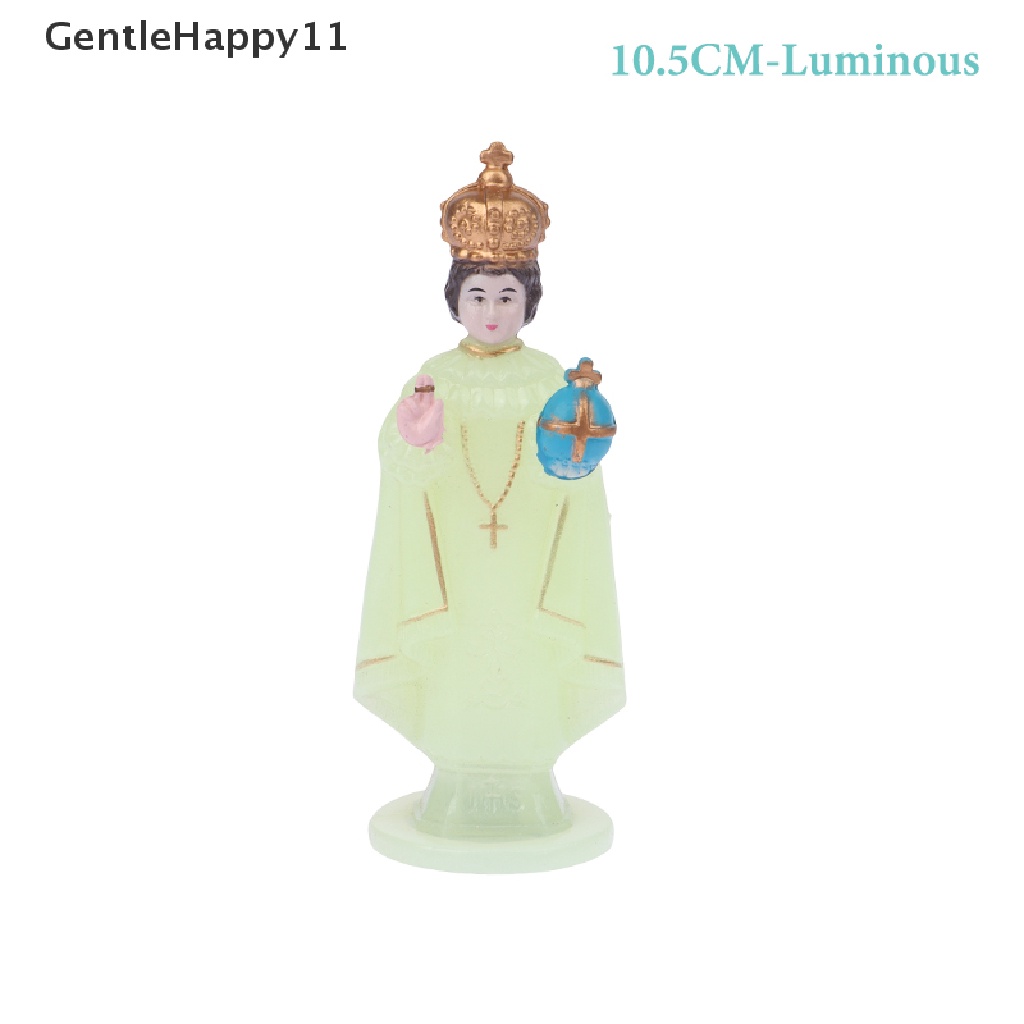 Gentlehappy 1Pc Patung Yesus Tokoh Agama Patung Bercahaya Souvenir Kristen Katolik Hadiah Tabletop Figurine Patung Dekorasi Rumah id