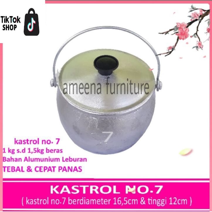 Jual Panci Kastrol Panci Liwet Ukuran No 7 Bahan Besi Cor Kuat D Jamin