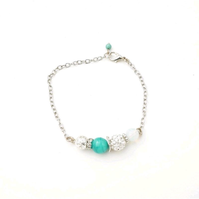 gelang turquoise dan opalite