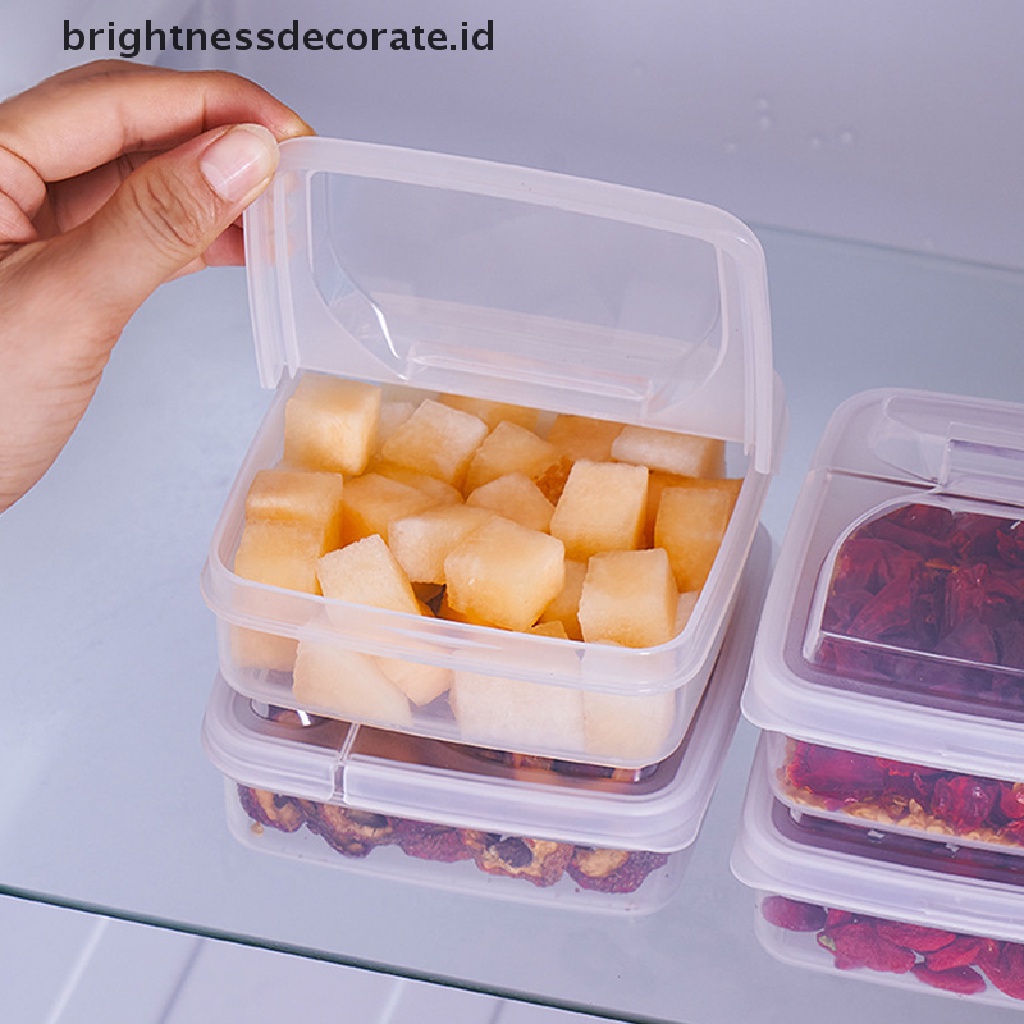 [Birth] Kotak Penyimpanan Keju Mentega Kulkas Portable Fresh-keeping Organizer Case [ID]