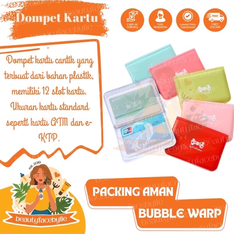 Dompet Kartu Cutie Ribbon / Dompet ID Card / ID Card Holder